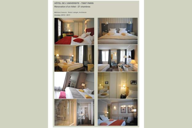 Agence d'Architecte DPLG à Paris -Rénovation d'hôtels- Soizic Lebigot