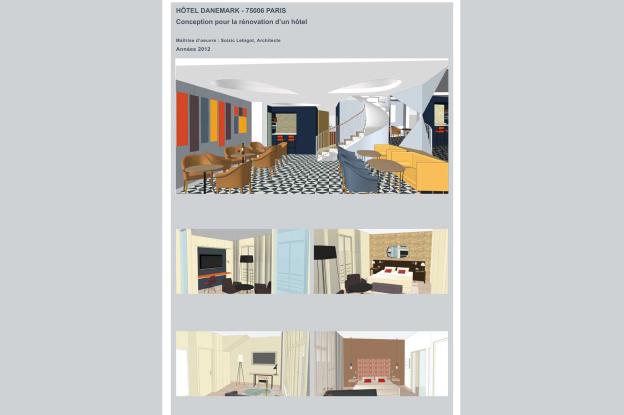 Agence d'Architecte DPLG à Paris -Rénovation d'hôtels- Soizic Lebigot