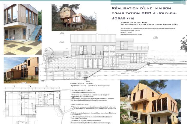 Réalisation d'une  maison d’habitation BBC