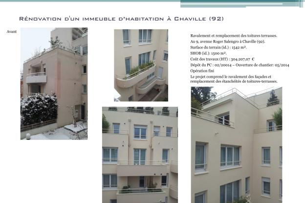 Rénovation d'un immeuble d’habitation à Chaville (92)