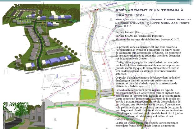 Aménagement d’un terrain à Graces (22)