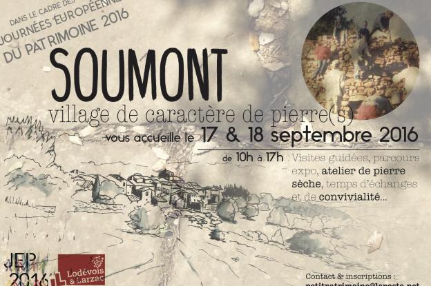 Organisation des Journées Européennes du Patrimoine 2017 à Soumont