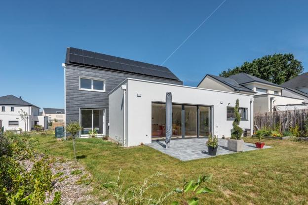 Maison passive - vue jardin