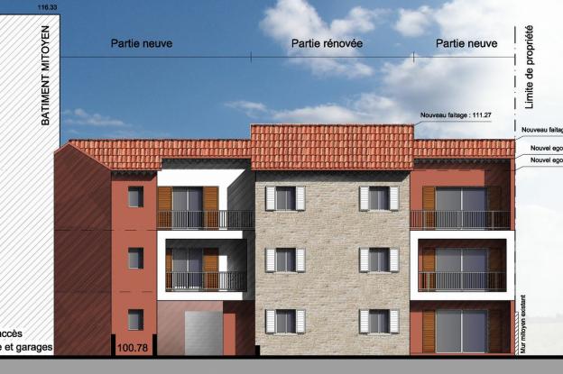 Façade couleur du projet