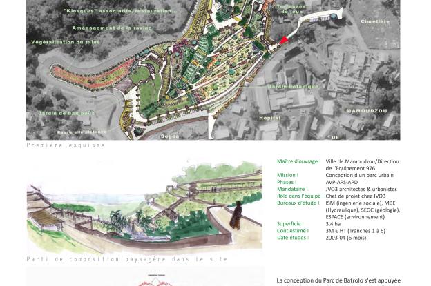 Parc paysager de Batrolo - phases pré-opérationnelles 