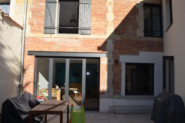 La façade arrière après travaux