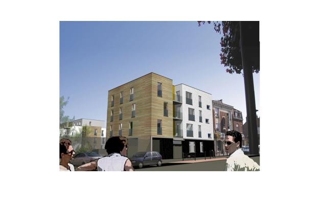 Projet de 47 logements collectifs - Image d'insertion