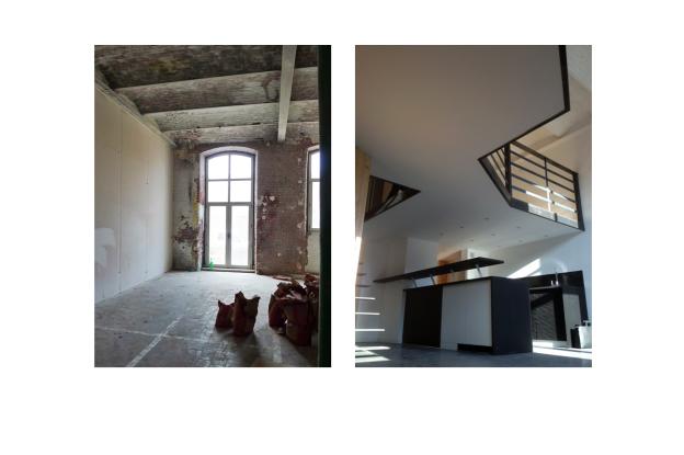 Aménagement d'un loft - vues avant et après travaux - Réalisation : Making Lofts