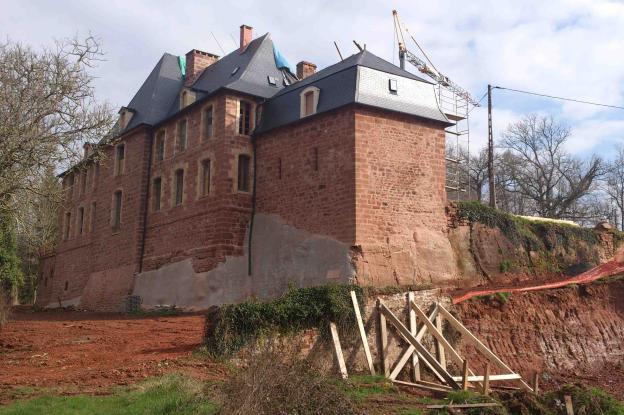 La façade du 17° siècle rénonvée