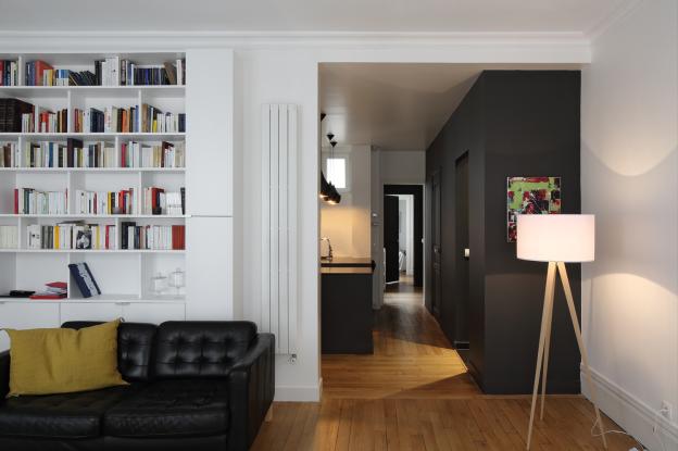 Réunion de deux appartements