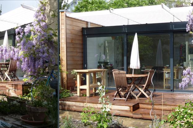 Projet d'extension d'une petite maison de ville à Grenoble