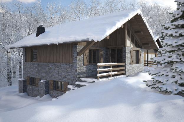 Rénovation et amélioration énergétique et thermique d'un chalet dans la station 