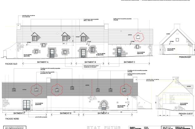 façades proposées