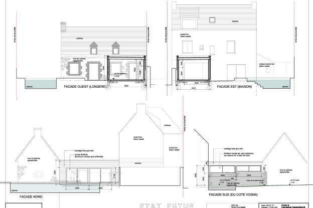 façades proposées