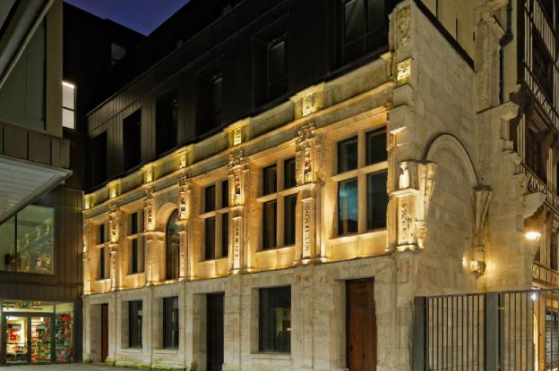 Façades Romé - Vue après travaux et mise en lumière
