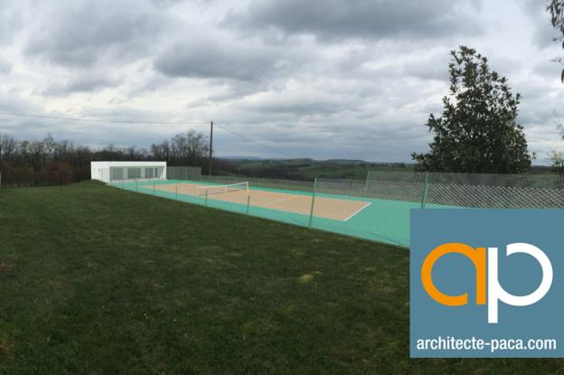 Terrain de TENNIS + Tennis HOUSE - Albi TARN