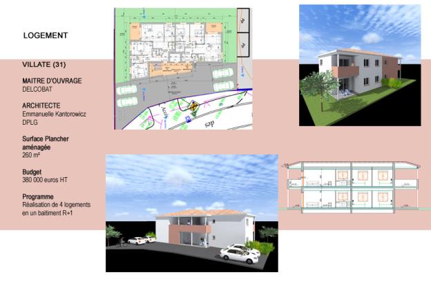 4 logements  collectifs