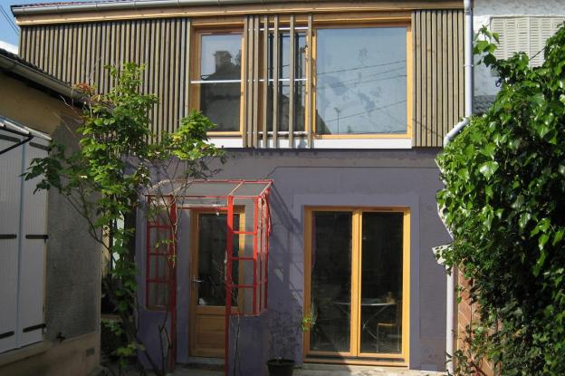 Nouvelle façade surélevée