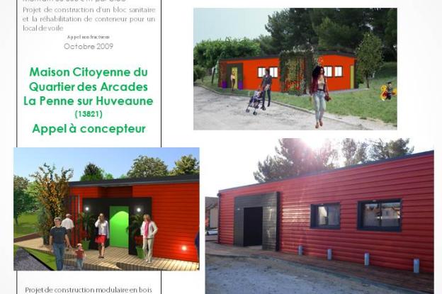 MAison de quartier ossature bois 