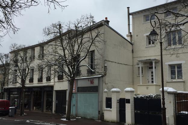 façade sur rue, avant travaux