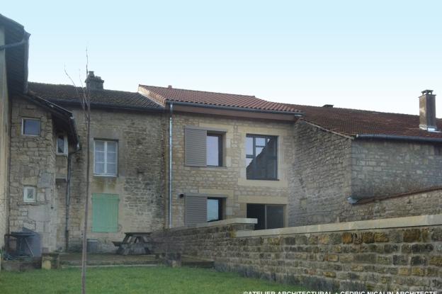 Façade coté jardin