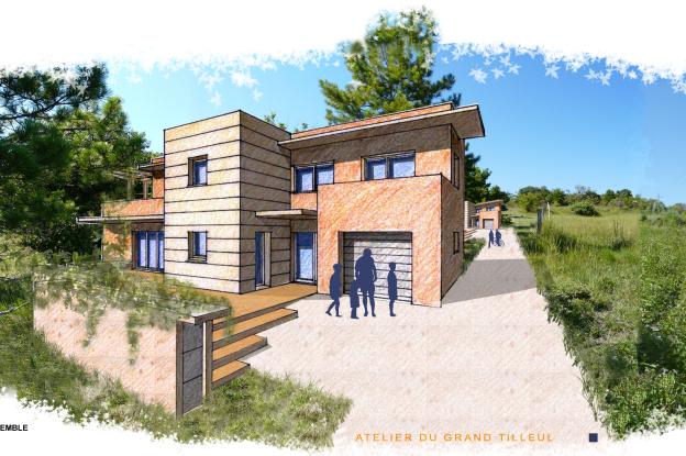 CREATION DE 2 MAISONS D' HABITATION AU TEIL