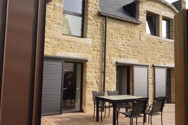 Terrasse Bois d'une longère