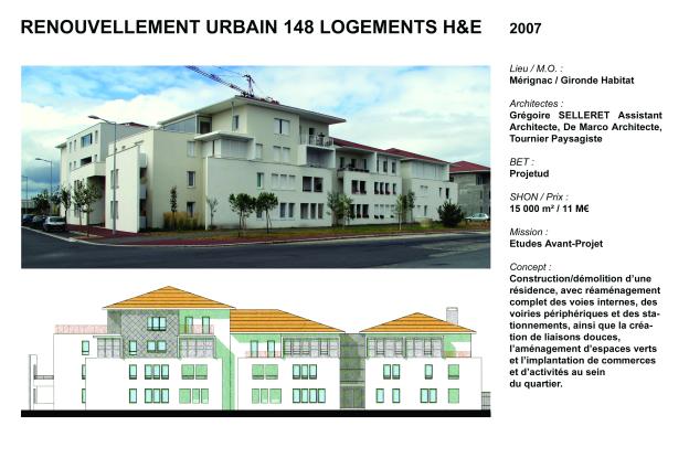 148 logements H&E à Mérignac