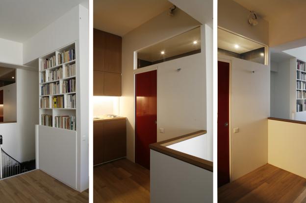 PARTIE REALISEE - CUISINETTE ET CABINET DE TOILETTE