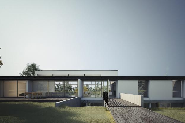 Reconfiguration lourde d'une maison de l'architecte Jean Pierre Watel situé à Vi