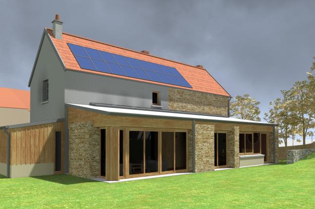 Condé-en-Brie, extension maison, projet jardin
