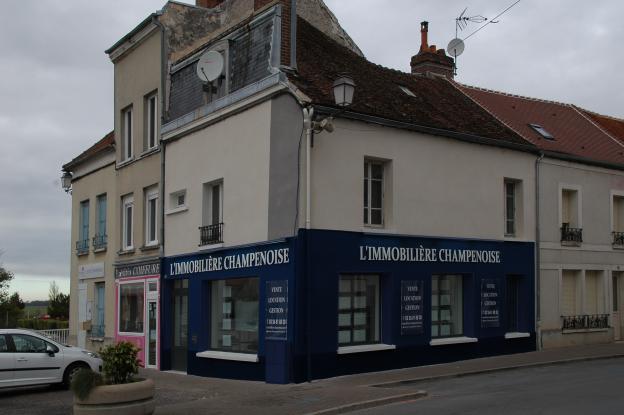 Montmirail, rénovation commerce, projet façade