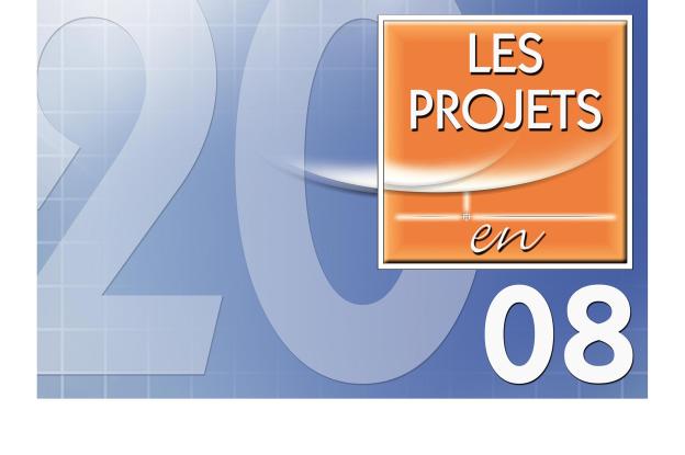 DIVERS PROJETS EN 2008.