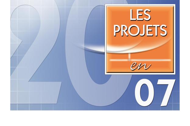 DIVERS PROJETS EN 2007.