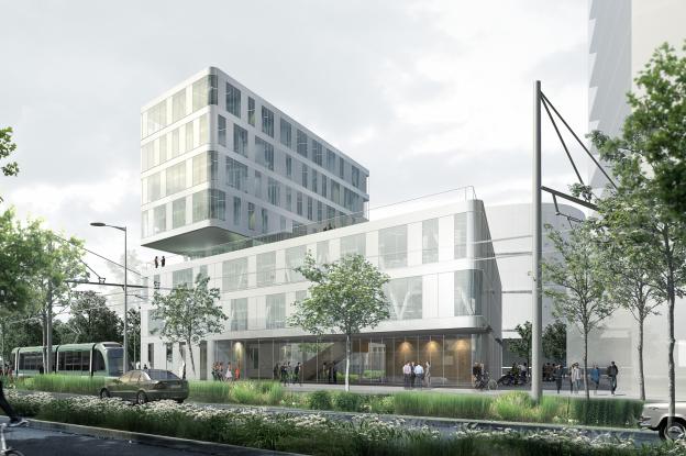 Construction du nouveau site pour l'INET et le CNFPT à Strasbourg
