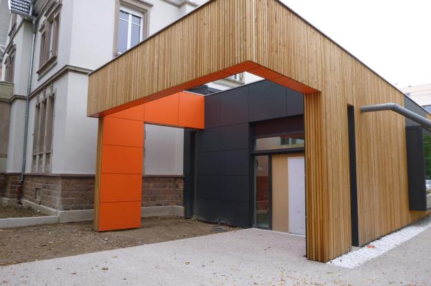 Construction de la maison de la Ligue contre le cancer à Colmar
