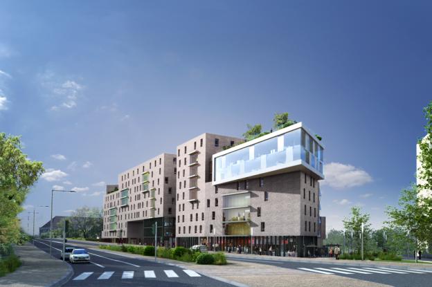 Constructon de 132 logements et locaux d'activité "Le Grand Angle" à Strasbourg
