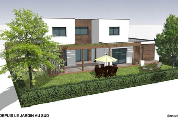 vue coté jardin - sud