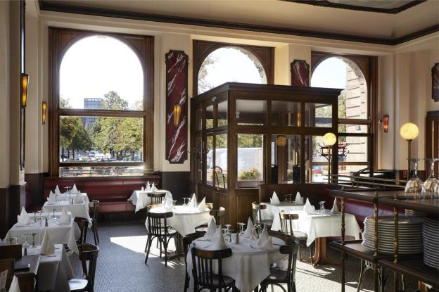 L'entrée du restaurant