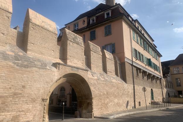 Un mur d'enceinte retrouvé