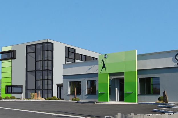 Construction d'un immeuble de bureaux. ROHRBACH LES BITCHE. En cours