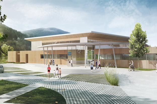 Construction d'un espace aquatique à La Broque