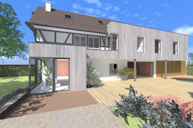 Extension d'une maison individuelle à Plobsheim