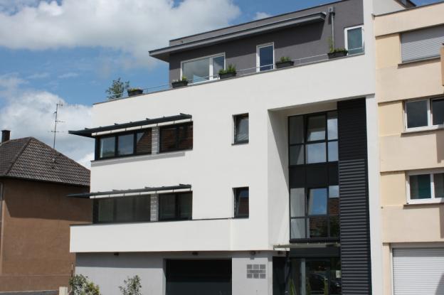 immeuble collectif mixte bureaux / habitat
