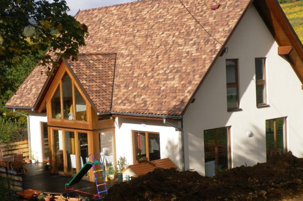 maison site classé, construction neuve, ossature bois 