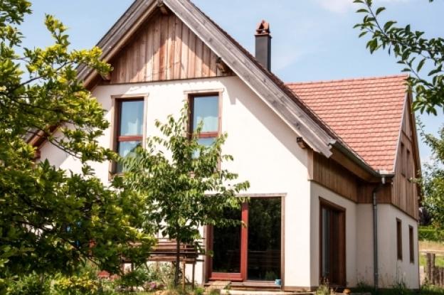 maison traditionnelle, site classé, construction neuve, ossature bois 