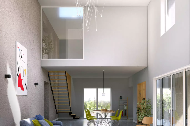 Transformation d’une ferme en pisé en maison