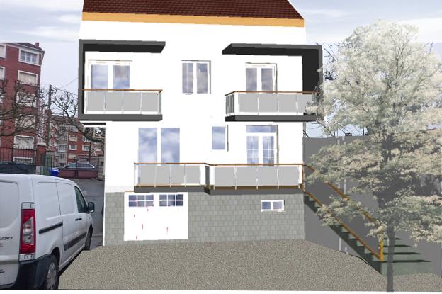 Façade sur jardin