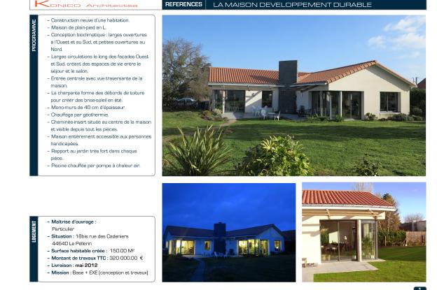 Maison développement durable - présentation
