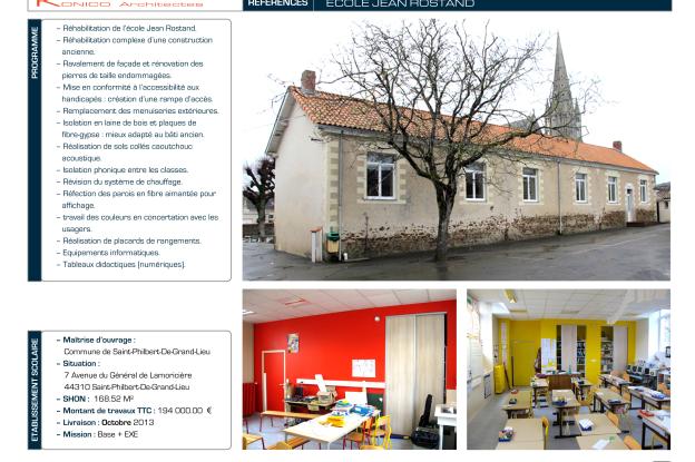 Ecole Jean Rostand - Saint-Philbert-De-Grand-Lieu - présentation